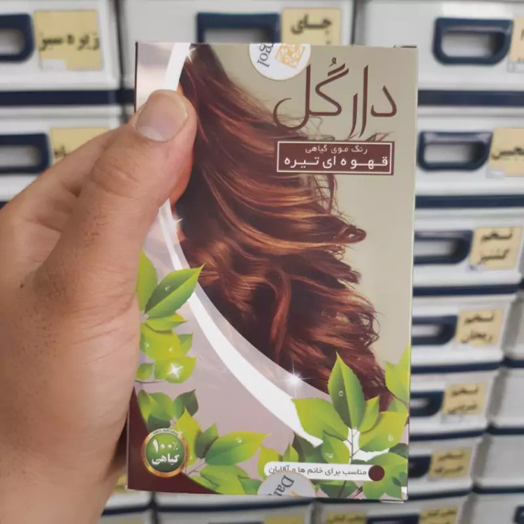 رنگ موی قهوه ای130گرمی